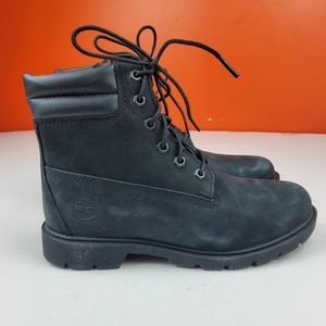 Timberland Women Linden Waterproof Ankle High Boot Black Nubuck 7.5M (lo…